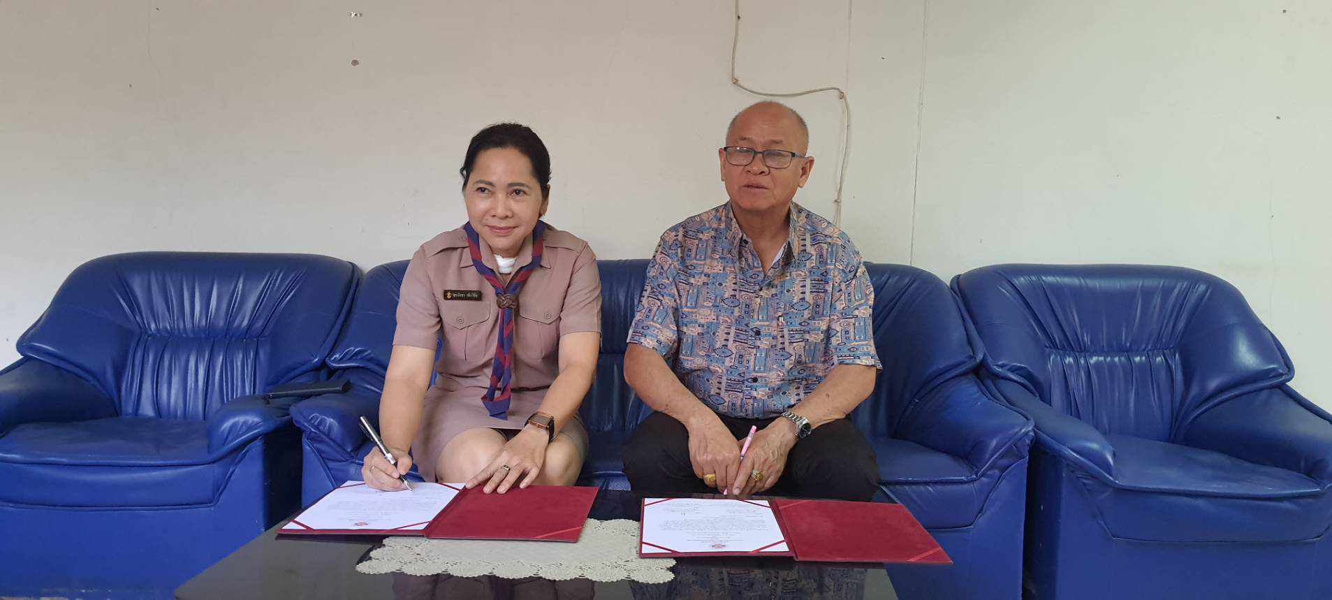 ลงนาม MOU กับหน่วยงานโรงเรียนบ้านคำแมด